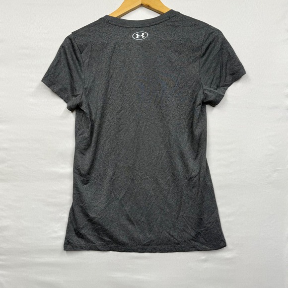 Under Armour Heatgear Loose Fit V‎ Neck T Shirt Women's Size SM Dark Gray - Picture 14 of 14
